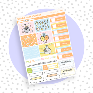 MINI - Party Time Page 1 - Deco and Date Covers Bubba Bear Studios MINI - Party Time