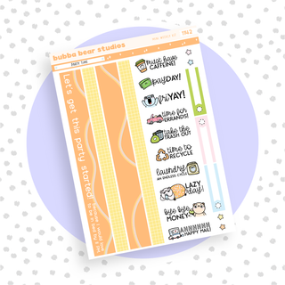 MINI - Party Time Page 3 - Washi and Text Bubba Bear Studios MINI - Party Time