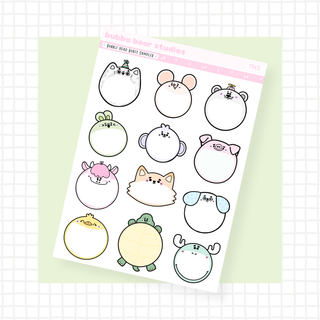 Bubble Head Boxes Sampler Bubba Bear Studios Bubble Head Boxes Sampler