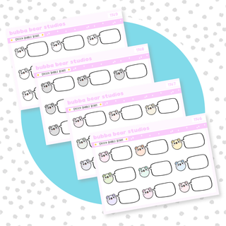 Speech Bubble Bears Buy All (Set of 4) Bubba Bear Studios Speech Bubble Bears