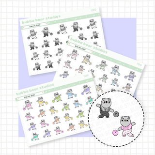 Bowling Bears Buy All (Set of 3) Bubba Bear Studios Bowling Bears