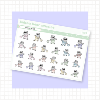 Bowling Bears Muted Bubba Bear Studios Bowling Bears