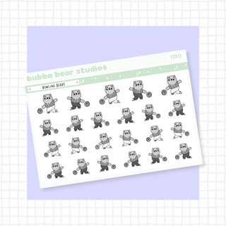 Bowling Bears Minimal Bubba Bear Studios Bowling Bears