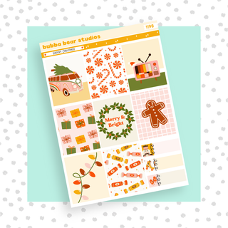 VERTICAL - Groovy Christmas VERTICAL Page 1 - Full Boxes Bubba Bear Studios VERTICAL - Groovy Christmas