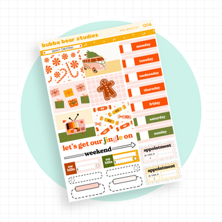 MINI - Groovy Christmas Page 1 - Deco and Date Covers Bubba Bear Studios MINI - Groovy Christmas