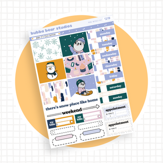 MINI - Baby It's Cold Outside Page 1 - Deco and Date Covers Bubba Bear Studios MINI - Baby It's Cold Outside