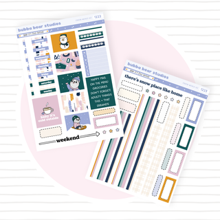 HOBONICHI COUSIN - Baby It's Cold Outside Full Hobonichi Cousin Kit Bubba Bear Studios HOBONICHI COUSIN - Baby It's Cold Outside