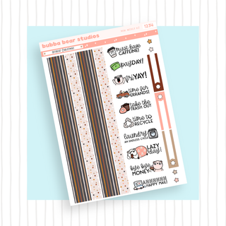 MINI - Offbeat Christmas Page 3 - Washi and Text Bubba Bear Studios MINI - Offbeat Christmas