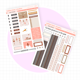 HOBONICHI COUSIN - Offbeat Christmas Full Hobonichi Cousin Kit Bubba Bear Studios HOBONICHI COUSIN - Offbeat Christmas