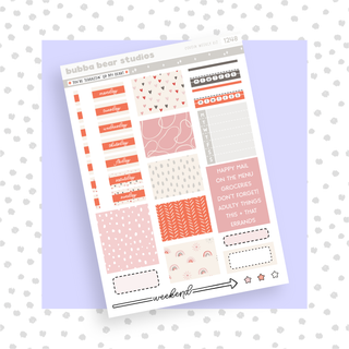 HOBONICHI COUSIN - You're Terrazzin' Up My Heart Page I - Deco & Date Covers Bubba Bear Studios HOBONICHI COUSIN - You're Terrazzin' Up My Heart