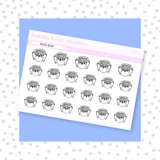 Yassss Bear White Bubba Bear Studios Yassss Bear