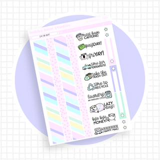 MINI - Luv Ur Butt Page 3 - Washi and Text Bubba Bear Studios MINI - Luv Ur Butt