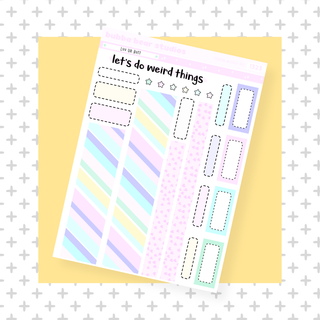 HOBONICHI COUSIN - Luv Ur Butt Page II - Washi & Boxes Bubba Bear Studios HOBONICHI COUSIN - Luv Ur Butt