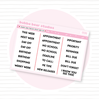 Always and Forever Script Add-On Bubba Bear Studios Always and Forever Script Add-On