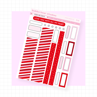 HOBONICHI COUSIN - Always and Forever Page II - Washi & Boxes Bubba Bear Studios HOBONICHI COUSIN - Always and Forever