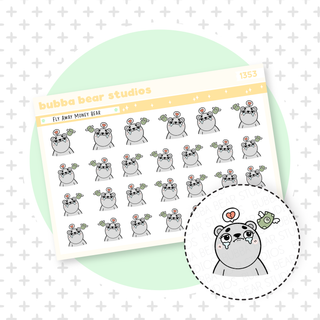 Fly Away Money Bear Bubba Bear Studios Fly Away Money Bear