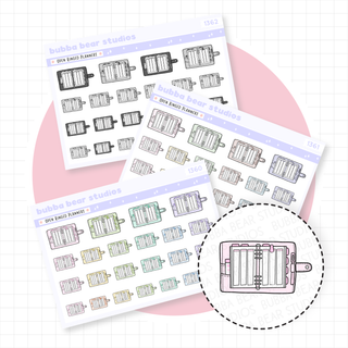 Open Ringed Planners Buy All (Set of 3) Bubba Bear Studios Open Ringed Planners