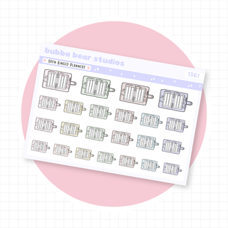 Open Ringed Planners Muted Bubba Bear Studios Open Ringed Planners