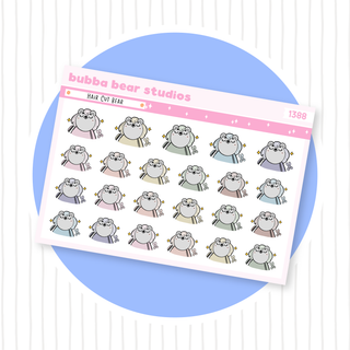 Hair Cut Bear Muted Bubba Bear Studios Hair Cut Bear