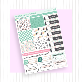 MINI - Easter Meadow Page 1 - Deco and Date Covers Bubba Bear Studios MINI - Easter Meadow