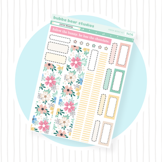 HOBONICHI COUSIN - Easter Meadow Page II - Washi & Boxes Bubba Bear Studios HOBONICHI COUSIN - Easter Meadow