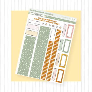 HOBONICHI COUSIN - Modern Spring Page II - Washi & Boxes Bubba Bear Studios HOBONICHI COUSIN - Modern Spring