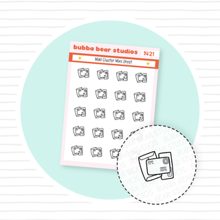 Mail Cluster - Mini Sheet Bubba Bear Studios Mail Cluster - Mini Sheet