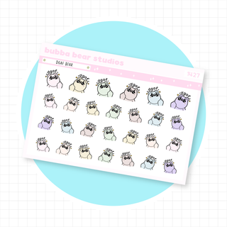 DGAF Bear Muted Bubba Bear Studios DGAF Bear