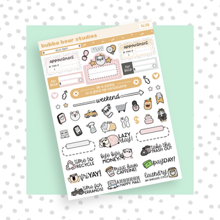 VERTICAL - Hello Daisy VERTICAL Page 3 - Icons Bubba Bear Studios VERTICAL - Hello Daisy Stationery