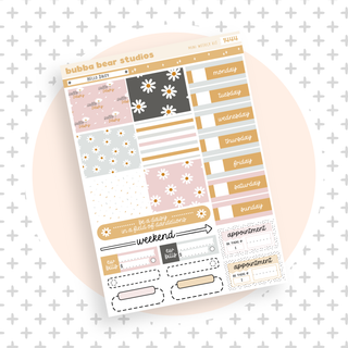 MINI - Hello Daisy Page 1 - Deco and Date Covers Bubba Bear Studios MINI - Hello Daisy Stationery