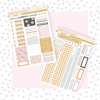 HOBONICHI COUSIN - Hello Daisy Full Hobonichi Cousin Kit Bubba Bear Studios HOBONICHI COUSIN - Hello Daisy Stationery