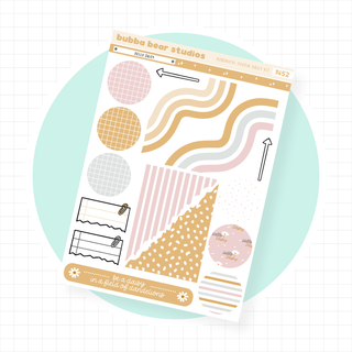 Hobonichi Cousin DAILY - Hello Daisy Page 4 - Extras Bubba Bear Studios Hobonichi Cousin DAILY - Hello Daisy Stationery