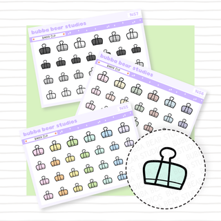 Binder Clips Buy All (Set of 3) Bubba Bear Studios Binder Clips Stationery