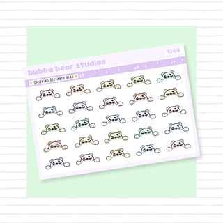 Smirking Peekaboo Bears Colorful Bubba Bear Studios Smirking Peekaboo Bears Stationery