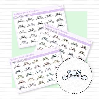 Smirking Peekaboo Bears Buy All (Set of 3) Bubba Bear Studios Smirking Peekaboo Bears Stationery