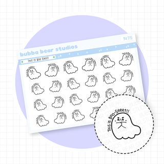 This Is Boo Sheet! Bubba Bear Studios This Is Boo Sheet! Stationery