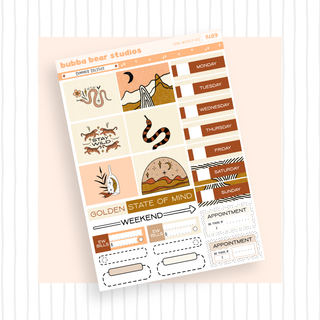 MINI - Summer Solstice Page 1 - Deco and Date Covers Bubba Bear Studios MINI - Summer Solstice Stationery