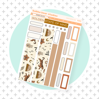 HOBONICHI COUSIN - Summer Solstice Page II - Washi & Boxes Bubba Bear Studios HOBONICHI COUSIN - Summer Solstice Stationery