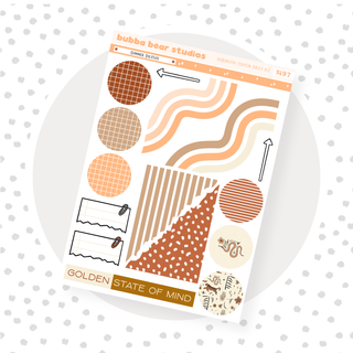Hobonichi Cousin DAILY - Summer Solstice Page 4 - Extras Bubba Bear Studios Hobonichi Cousin DAILY - Summer Solstice Stationery