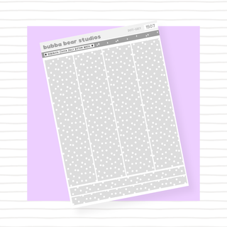 Hobonichi Cousin Daily Pages Bottom Washi - Dots Grey Bubba Bear Studios Hobonichi Cousin Daily Pages Bottom Washi - Dots