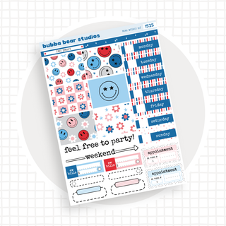 MINI - Free Smiles Page 1 - Deco and Date Covers Bubba Bear Studios MINI - Free Smiles Stationery