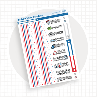 MINI - Free Smiles Page 3 - Washi and Text Bubba Bear Studios MINI - Free Smiles Stationery