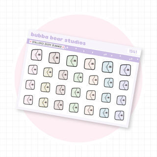 Scalloped Derpy Planners Muted Bubba Bear Studios Scalloped Derpy Planners Stationery