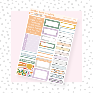 MINI - Live Colorfully Page 2 - Boxes and Headers Bubba Bear Studios MINI - Live Colorfully Stationery