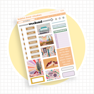 HOBONICHI COUSIN - Live Colorfully Page I - Deco & Date Covers Bubba Bear Studios HOBONICHI COUSIN - Live Colorfully Stationery