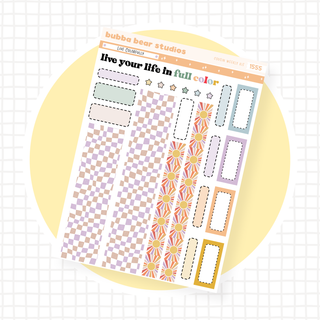 HOBONICHI COUSIN - Live Colorfully Page II - Washi & Boxes Bubba Bear Studios HOBONICHI COUSIN - Live Colorfully Stationery