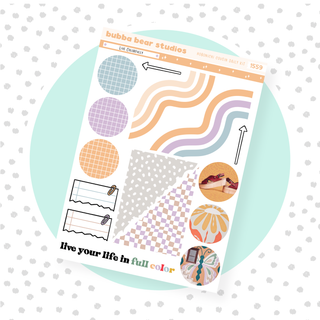 Hobonichi Cousin DAILY - Live Colorfully Page 4 - Extras Bubba Bear Studios Hobonichi Cousin DAILY - Live Colorfully Stationery