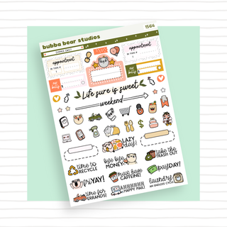 VERTICAL - Summer Sweet VERTICAL Page 3 - Icons Bubba Bear Studios VERTICAL - Summer Sweet Stationery