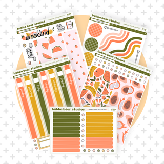 Hobonichi Cousin DAILY - Summer Sweet Bubba Bear Studios Hobonichi Cousin DAILY - Summer Sweet Stationery
