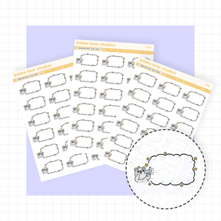 Announcement Bear Boxes Standard Buy All (Set of 3) Bubba Bear Studios Announcement Bear Boxes Stationery